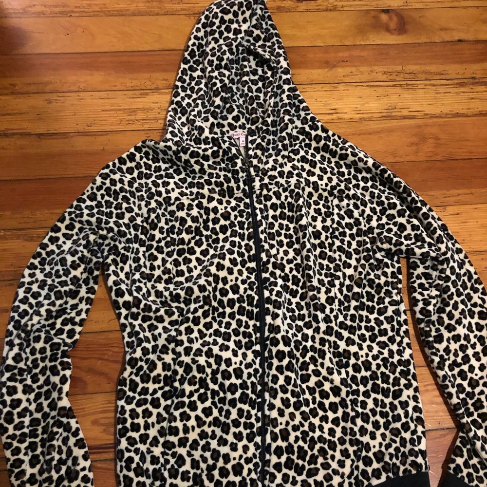 Cheetah print juicy couture jacket